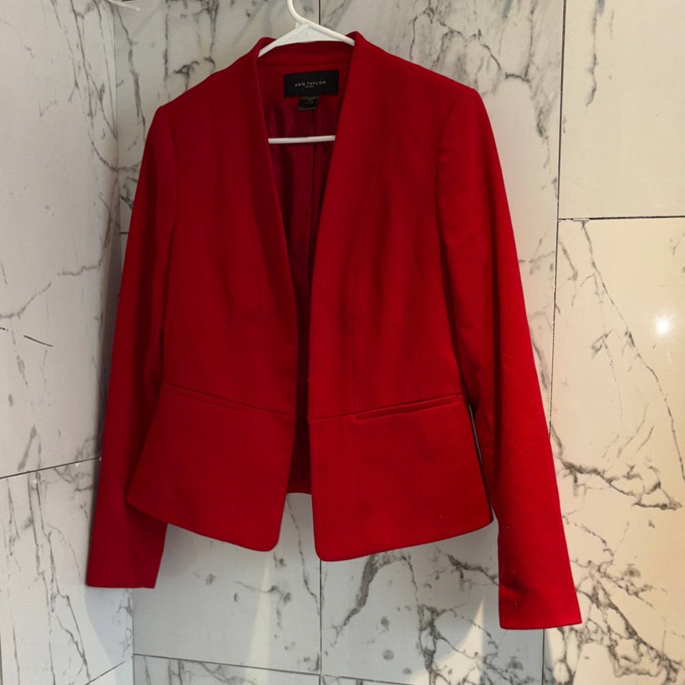 Ann Taylor Classic Red Women's Blazer